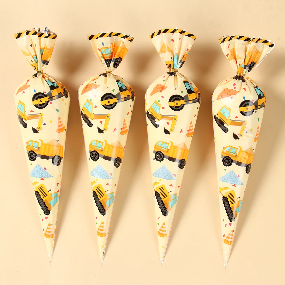 Рождественская тема конусные мешки для конфет украшение дня рождения мальчиков