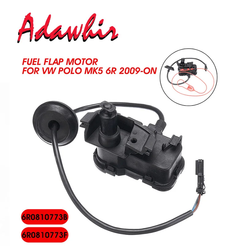 Fuel Door Lock Actuator Fuel Tank Cap Lock Actuator Motor For POLO 2010 -2019 6R0810773F 6R0810773B 6R0810773D