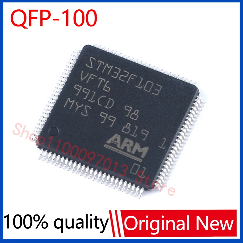 

100% New STM32F103V8T6 STM32F103VBT6 STM32F103VCT6 STM32F103VDT6 STM32F103VET6 STM32F103VFT6 STM32F103VGT6 LQFP100