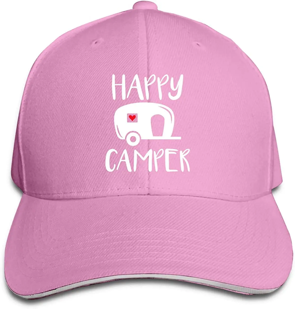 

Unisex Happy Camper Baseball Cap Adjustable Hat for Men and Women