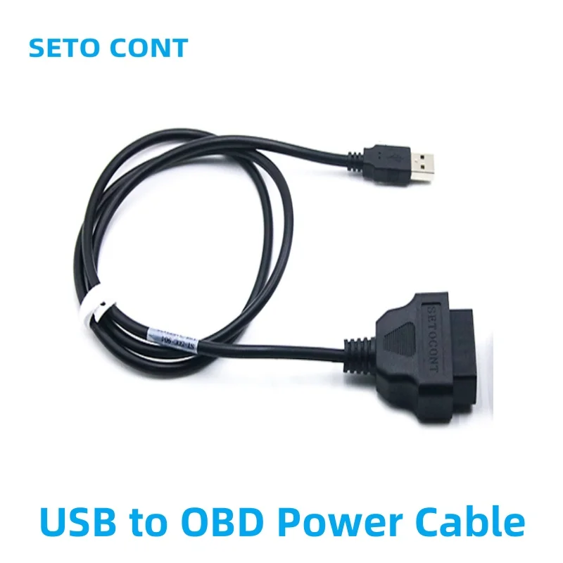 Фото 1 м OBD2 16-контактный разъем «мама» к USB-кабелю для автомобильного компьютера OBD-конвертер Разъем питания Кабель для зарядки для авто GPS-конвертера №5