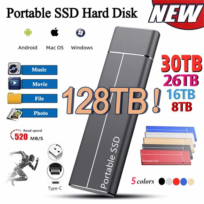

2023 New 100% Original 500GB Solid State Laptop Universal Hard Disk Desktop M.2 SSD 2280 High Capacity 1TB 2TB Solid State Drive