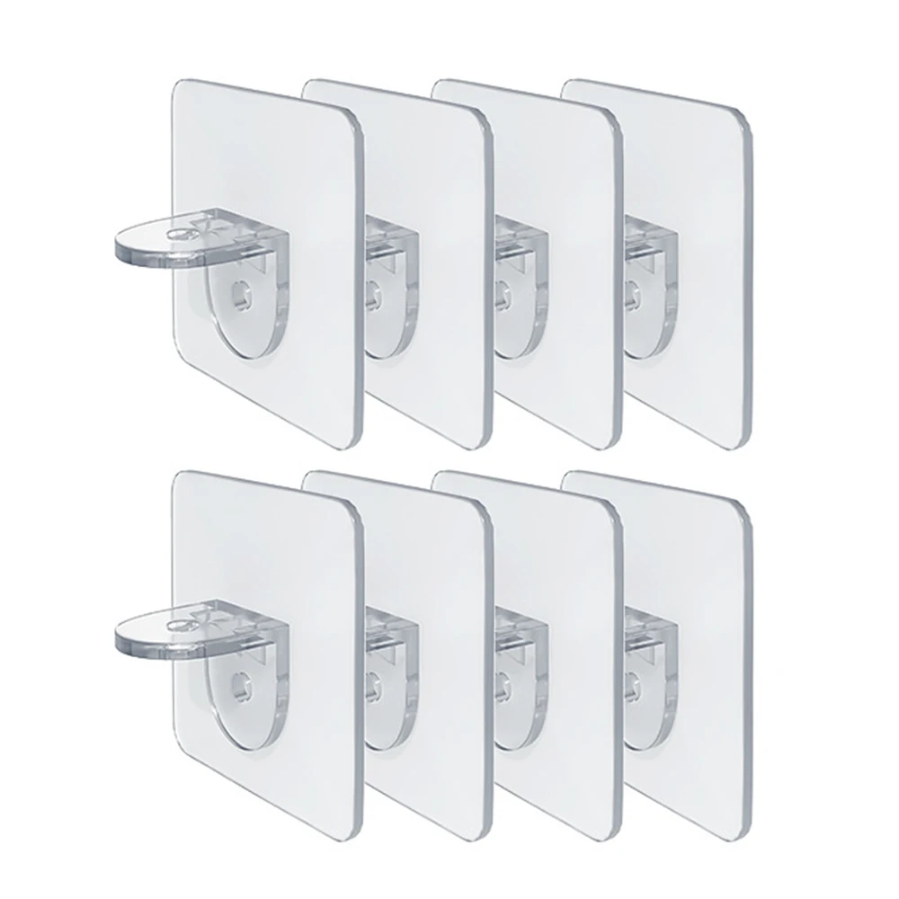 

Glue Rack Support Nail Rack Drill-Free Nail Rack Cabinet Shelf Clip Wardrobe Kitchen Hanger