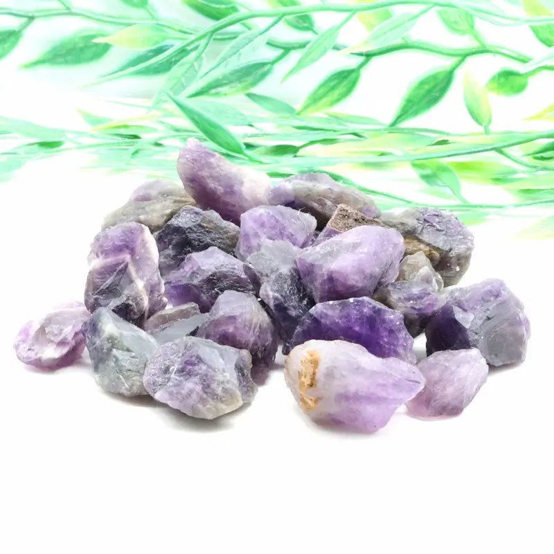

1-2cm 100g Natural Amethyst Rose Quartz Irregular Shape Coarse Stone Reiki Treatment Gift Jewelry Accessories Home Decor