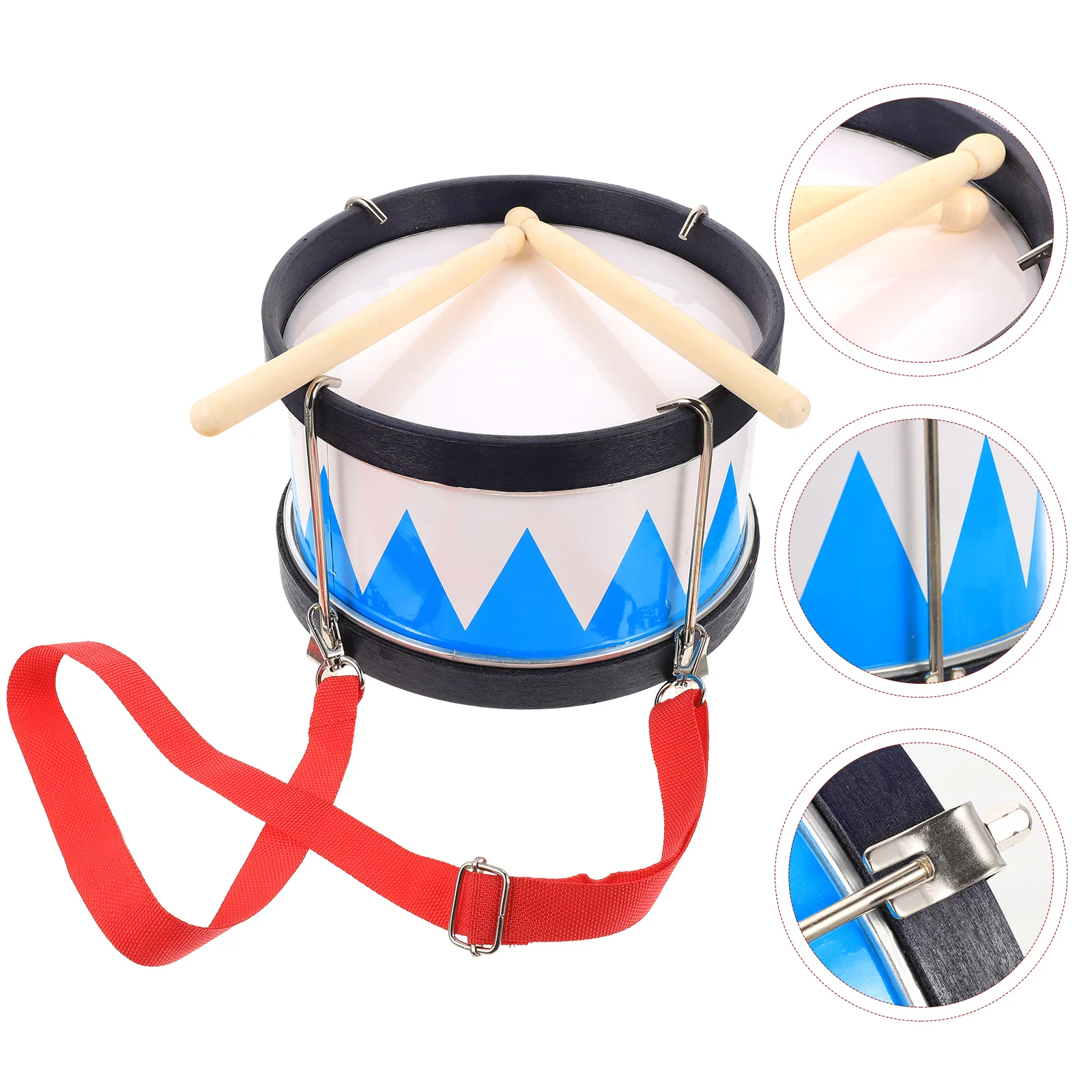 

Металлический металлический детский барабан Snare, деревянные детские игрушки, набор музыкальных инструментов для обучения мальчиков