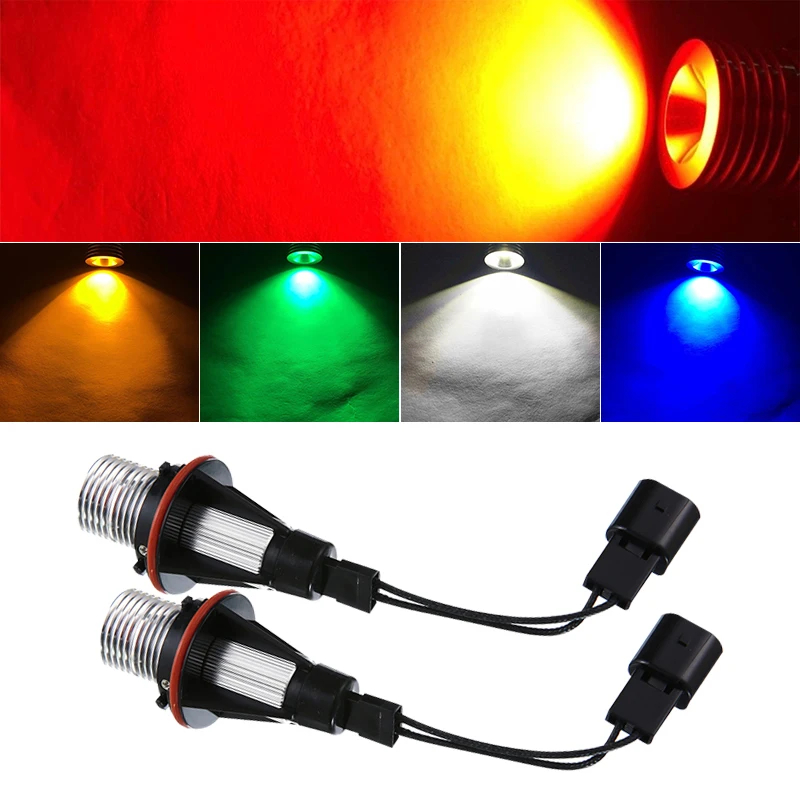 

2 PCs/set Car Angel Eyes Marker Side Lights LED Bulb For BMW 1 Series E87 5 Series E39 E61 6 Series E63 E64 7 Series E65 E66