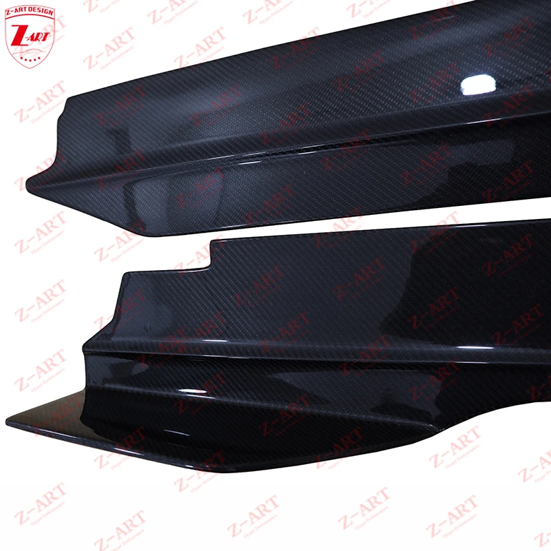 Боковые юбки из углеродного волокна Z-ART для боковых губ Huracan LP610 боковой спойлер