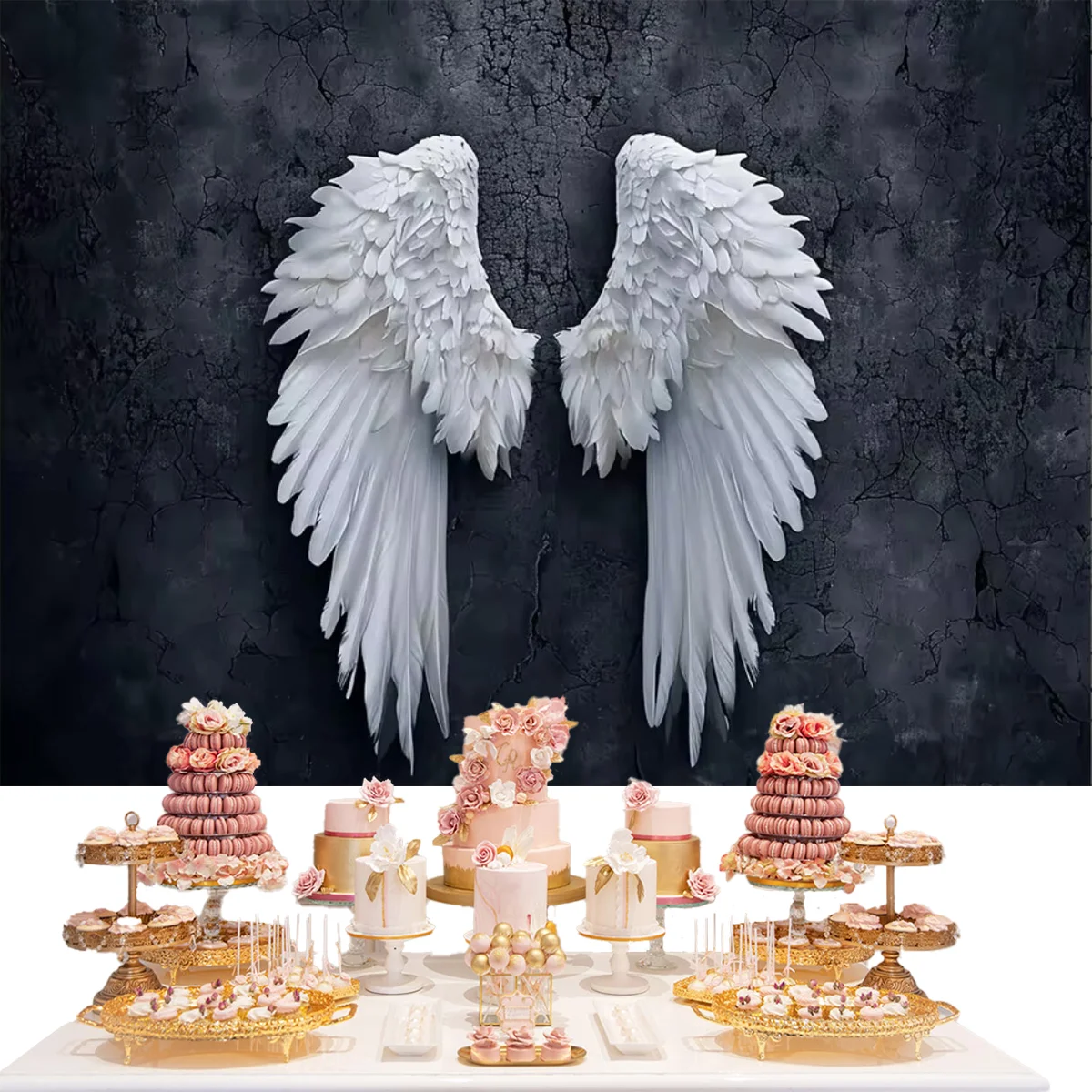 Umi Крылья Ангела тематический фон радужные крылья Новорожденные Беременные