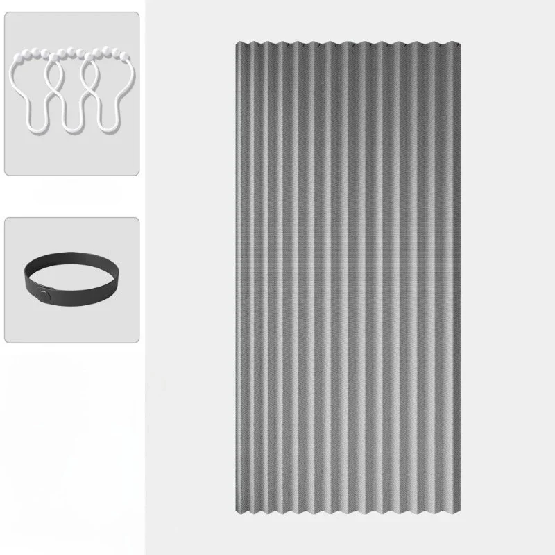 Плиссированная дверная занавеска Blackout из полиэстера