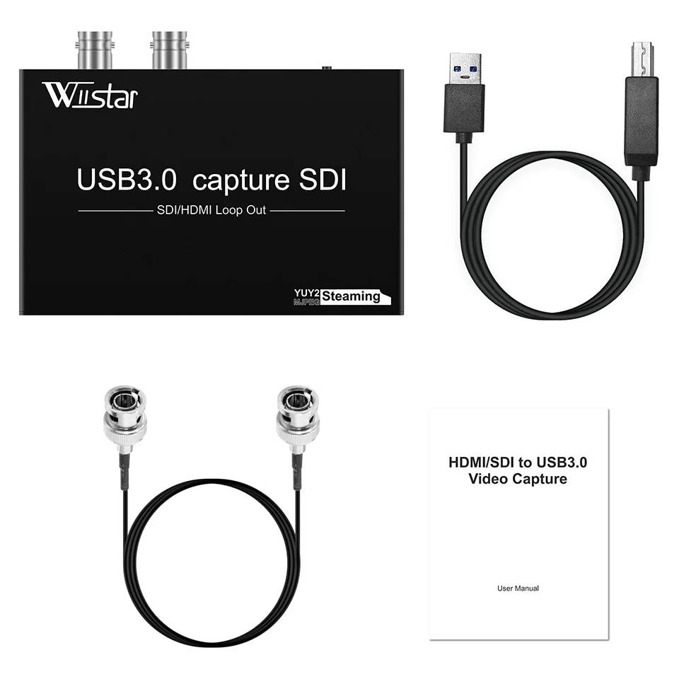 

Карта видеозахвата UVC USB3.0 HDMI SDI к USB 3,0, потоковая плата SDI HDMI Loop 1080p 60fps, карта захвата для окон Mac
