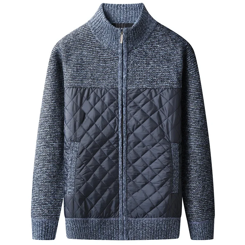 Модный мужской вязаный кардиган свитер осень-зима одежда из утолщенной пряжи