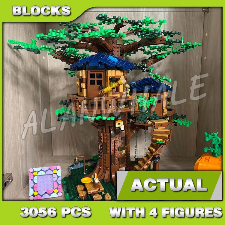 

3056pcs Ideas Tree House Cabins Foliage Botanical Elements Summer Fall Leaf 11364 Building Blocks Toy Compatible With Model