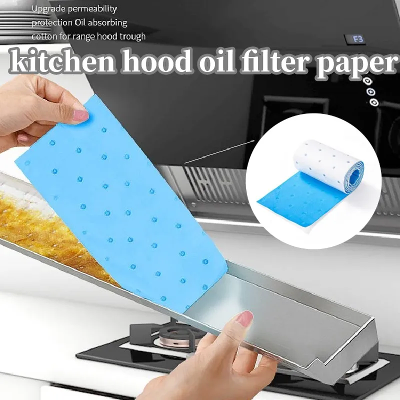 

Kitchen Range Hood Filter Oil-absorbing Cotton Universal Oil Filter Paper Side Suction Non-woven Absorbing Pad for Kitchen Tools