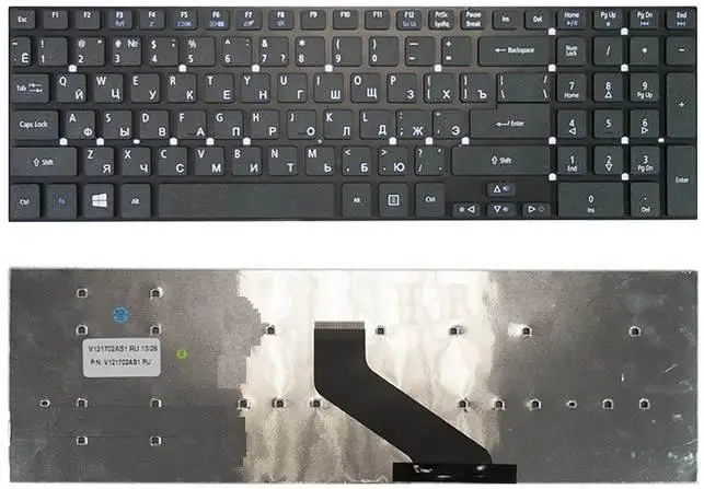 Клавиатура для ноутбука Acer Aspire E1-572 (черная) (346) |