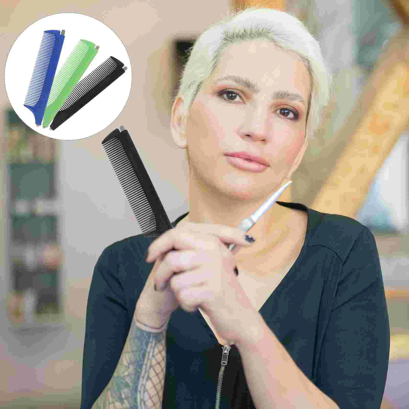 

Comb Hair Rat Tail Combs Teasing Parting Tooth Metal Styling Fine Braiding Steel Static Accessories Anti Brush Women Pintail