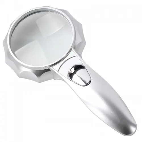 

4x6 Led Light Lighting 75mm Optical Lens Handheld Magnifier