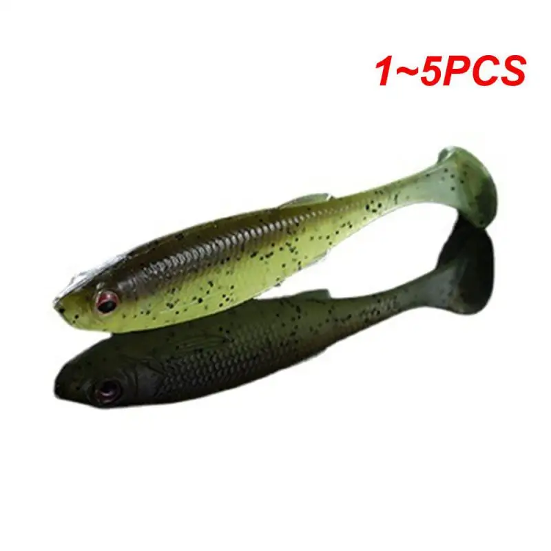 

1~5PCS Fishing Lures Silicone Soft Bait 6.3cm 7.1cm 7.8cm Jigging Wobblers Soft Lures Artificial Swimbaits For Bass Carp Tackle