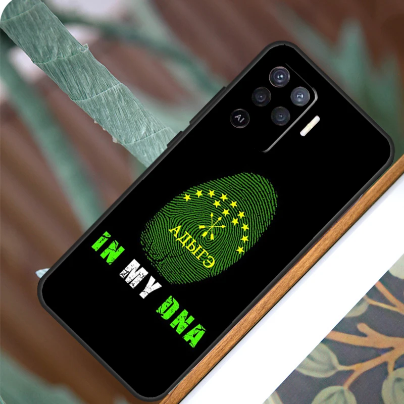 Adygea Circassian флаг для OPPO A17 A16 A15 A79 A58 A78 A98 A74 A94 A77 A5 A9 A96 A76 A52 A72 A53S A54S A57S чехол