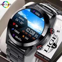 lige 2022 new 454454 screen smart watch always display time bluetooth call tws earphones local music smartwatch for ios android