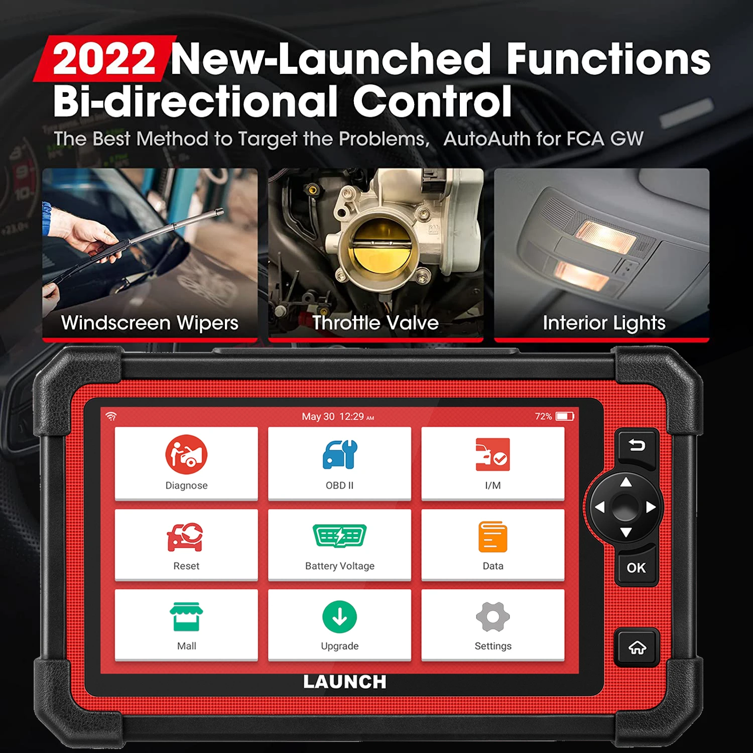 LAUNCH X431 CRP919E CANFD DIOP полная система Diagnstic Tools AF DPF IMMO 29 функции сброса OBD2 считыватель