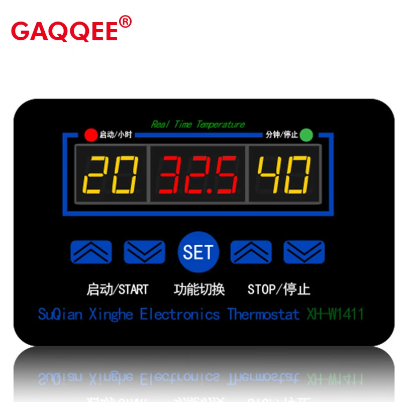 

DC 12V AC 110V-220V Display Digital Temperature Controller Multi-function Temperature Thermostat Control Switch -55~120 Celsius