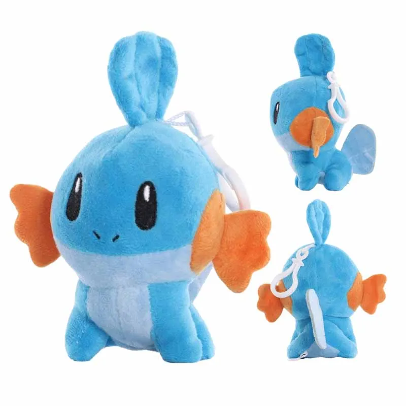 Pokemon Anime Pikachu Stuffed Pendant Plush Doll Toy Keychain Ornaments Psyduck Snorlax Squirtle Eevee Espeon Kids Gift Decor images - 6