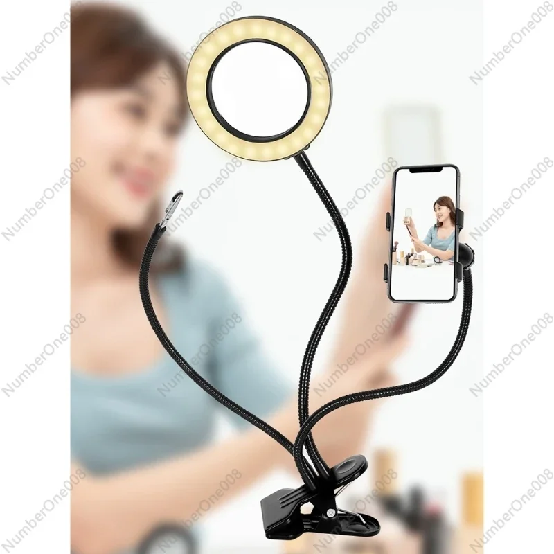 360 ° Гусиная шея 3-цветные режимы лупа панели лампа с оптическими стеклянными