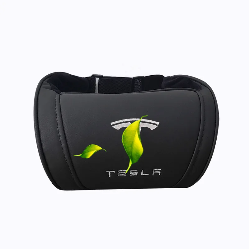 

Оптовая продажа подходит для Tesla подголовник автомобиля Tesla Model3ModelXS Кожаная подушка для шеи подушка из пены с памятью