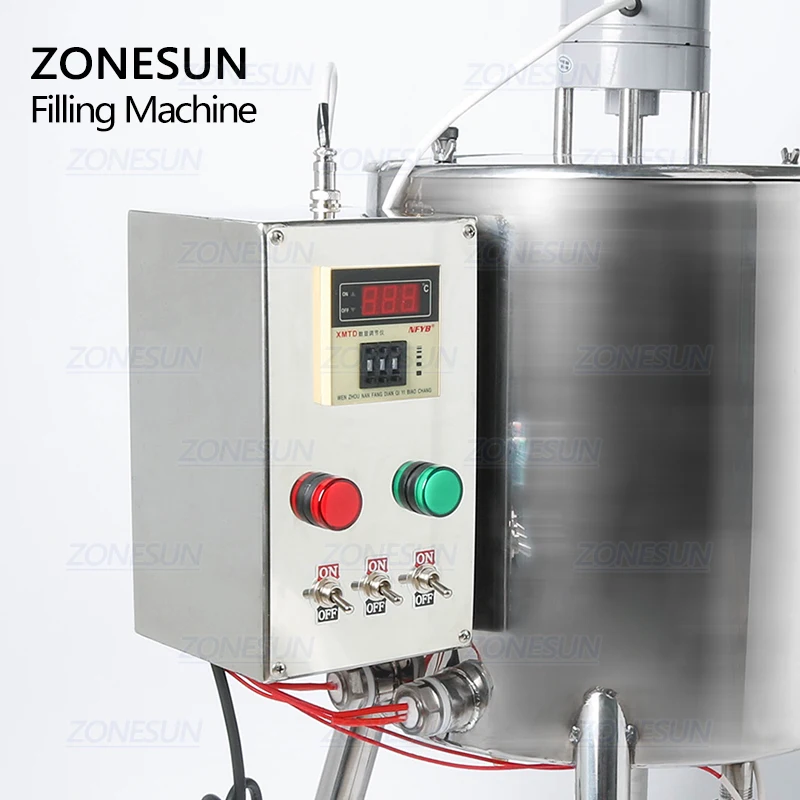 ZONESUN Машина для наполнения губной помады Бальзам губ Блеск Нагревательный бак