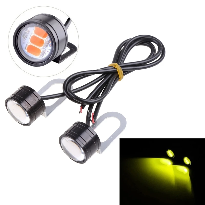 

2Pcs Motorcycle Scooter Eagle Eye Light LED Lights 12V Light Bright Turn Signal
