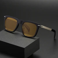 retro square polarized sunglasses men driving outdoor sun glasses quality cool boy eyewear uv400 shades