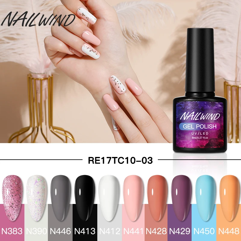 

ROSALIND Gel Nail Polish Poly Extension Nail Set Dryer 6pcs Bliding Gel Nail Polish Kit For Nail Art Design Need UV LED Lamp