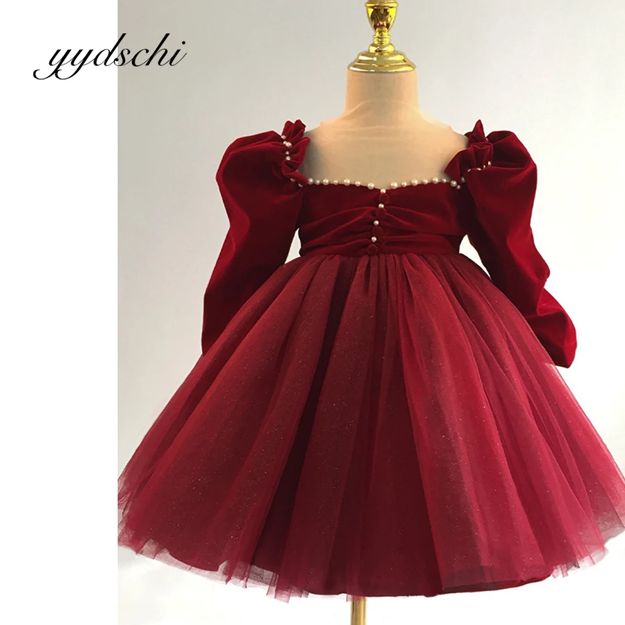 

Женское платье с красными цветами, вечернее платье до колена с квадратным вырезом