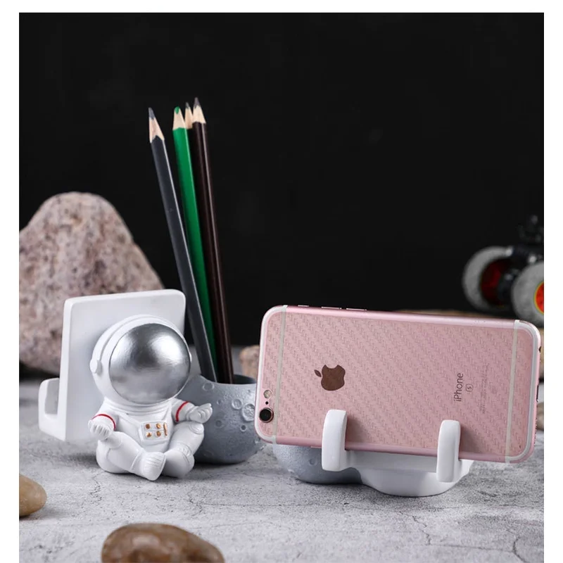 (Best Gift) Hot Sell High Quality astronaut Phone iPad Stand Holder Cute Model universal Accessories images - 6
