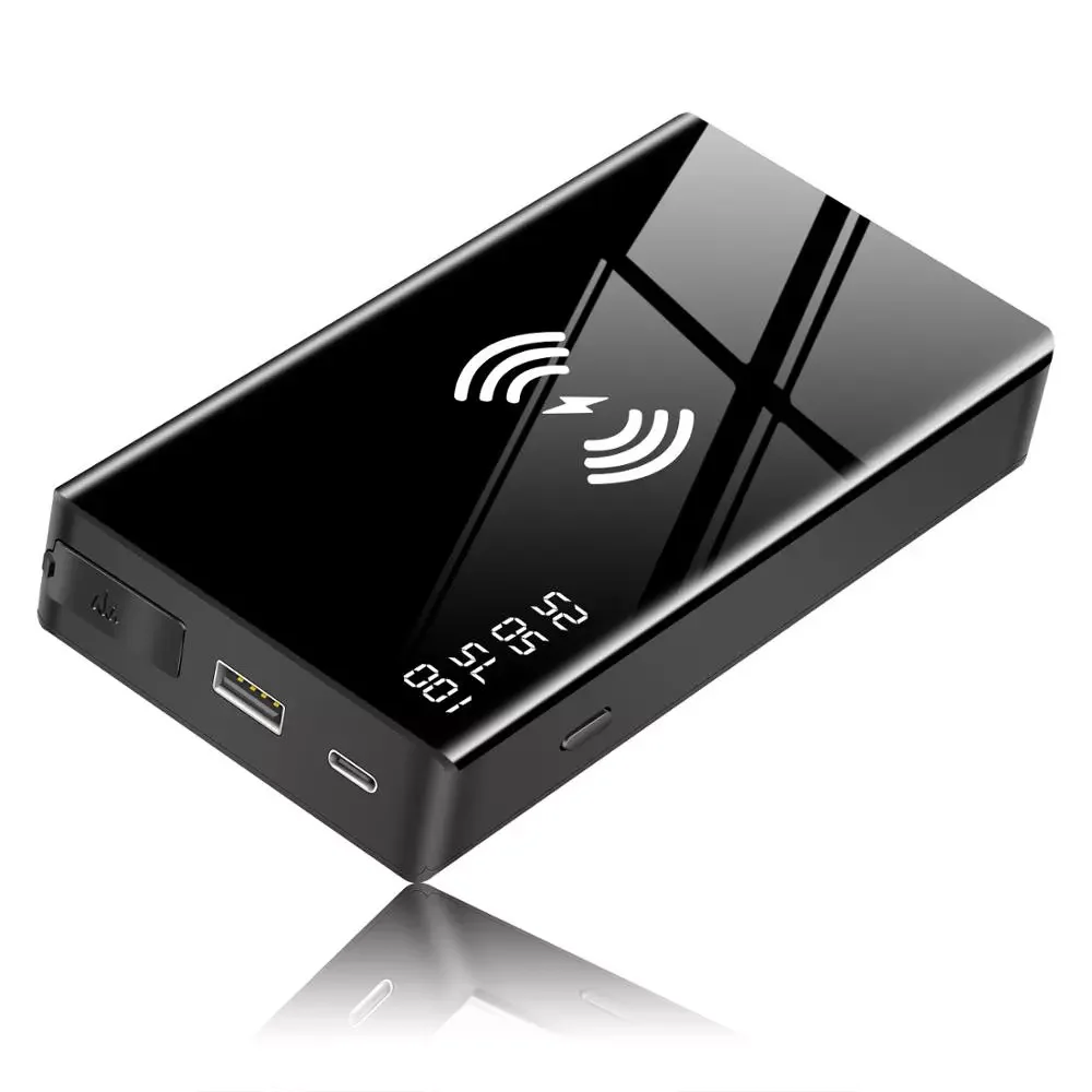 

Car Jump Starter Qi Wireless Charger Power Bank 20000mAh for iPad Mobile Phone Car Starter Auto Buster Emergency Booster Battery