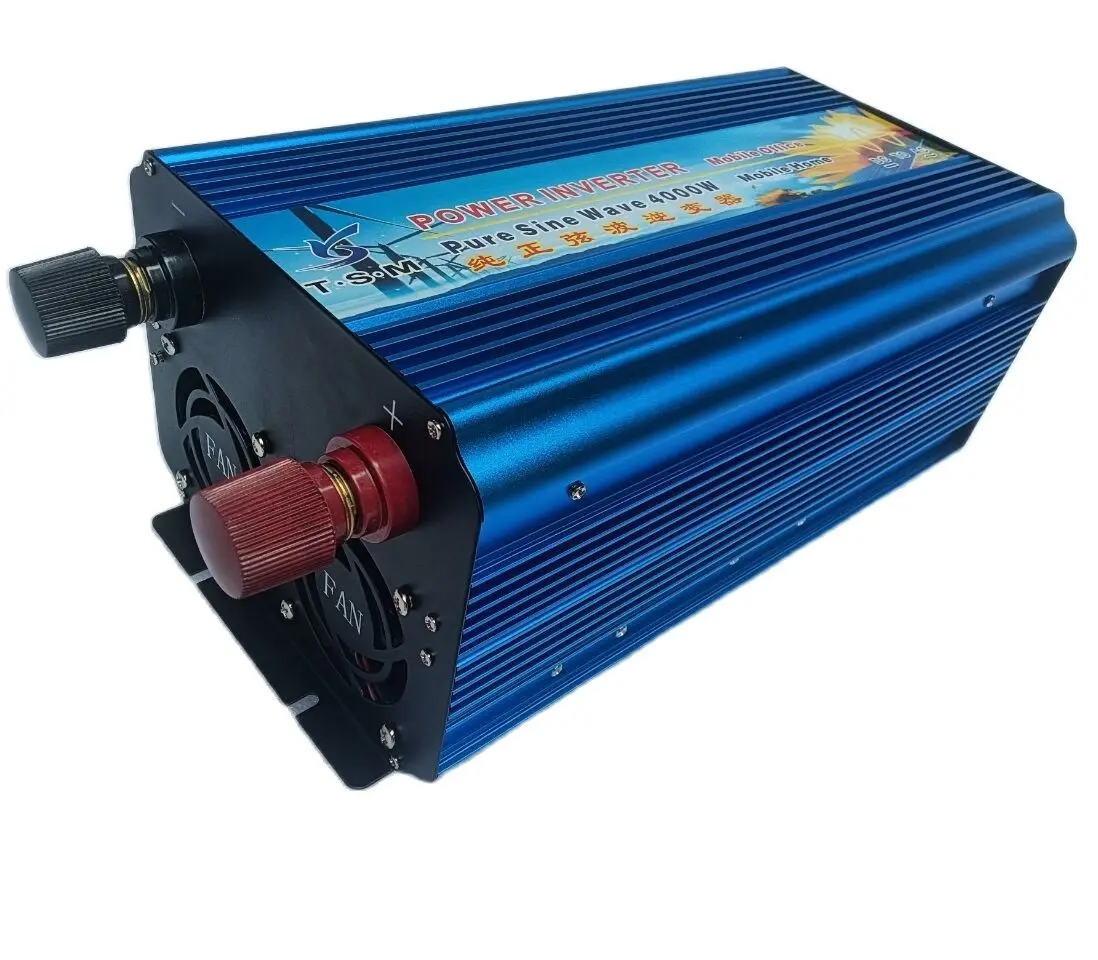 

Continuous Power 4000W Pure Sine Wave Inverter 4KW DC 24V TO AC 220V 230V 50HZ Solar Inverter