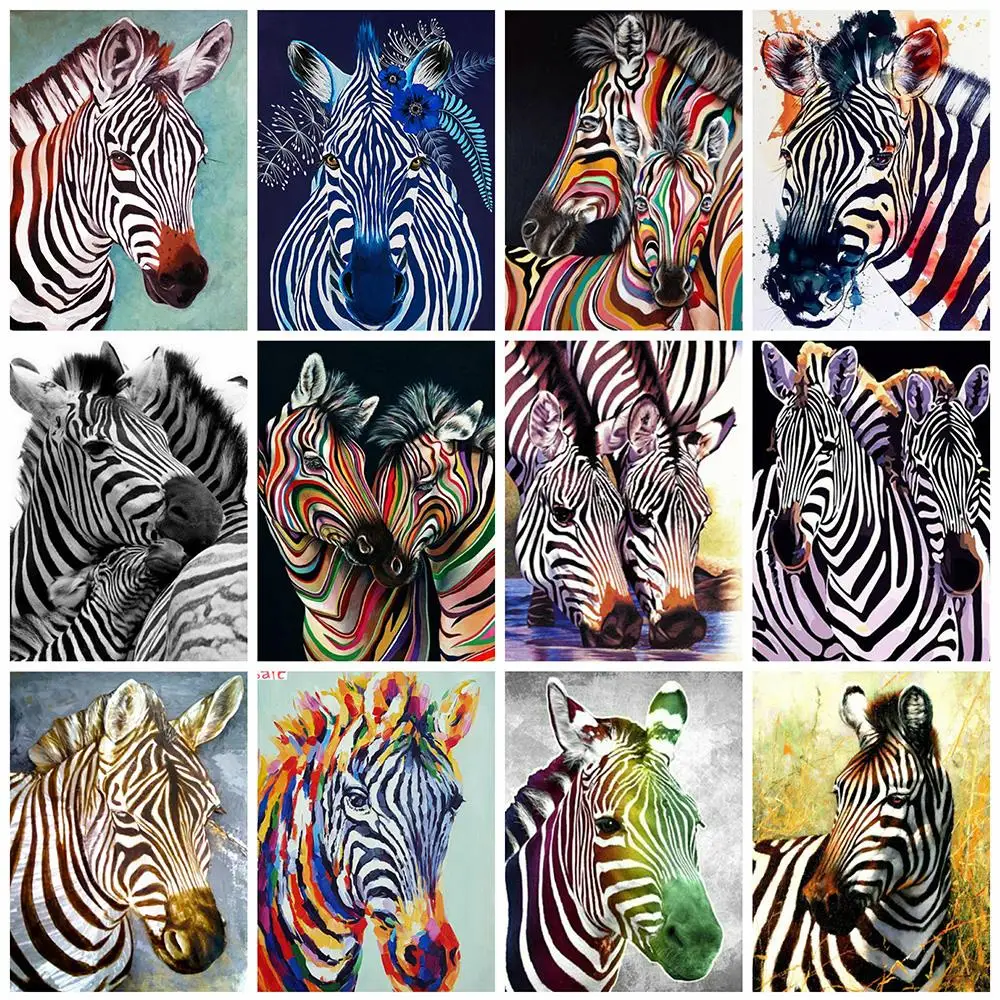 

Пейзажная серия, вышивка крестиком 14 карат, металлик, АИДА, Экологичная хлопковая нить, вышивка, украшение для дома, подвесная Зебра