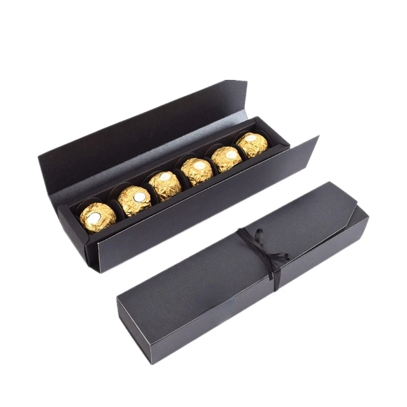 Es Wholesale Solid Color Chocolate Favor Packaging Box For Party Wedding Candy Cookie