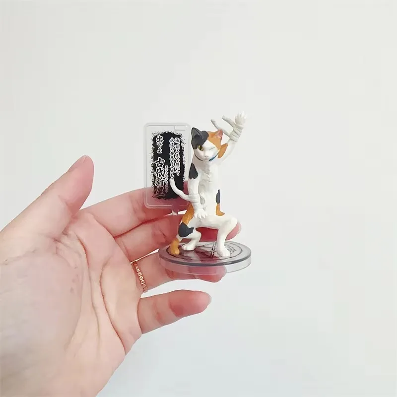 Фото Оригинальная фигурка BANDAI Gashapon: Милый кавайный котик-повар, аниме-фигурка, игрушка-капсула Gacha, модель, подарок №2