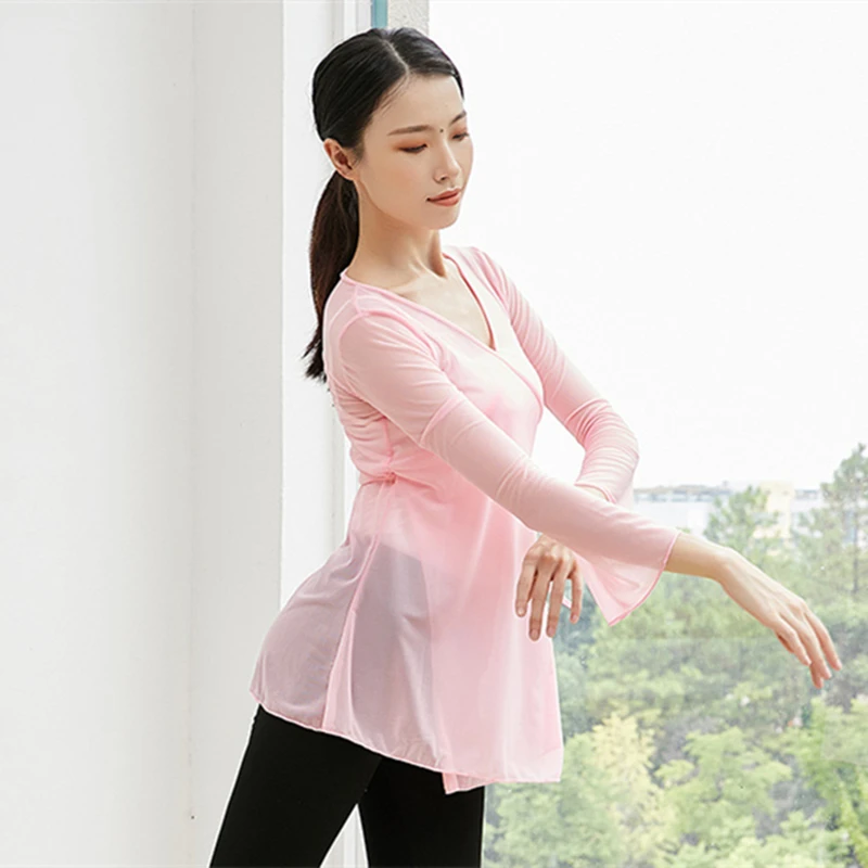 Женский Классический танцевальный костюм дизайнерский кардиган рубашка с