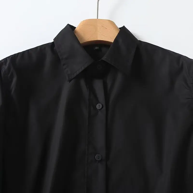 Maxdutti модная женская Минималистичная рубашка в скандинавском стиле цветная