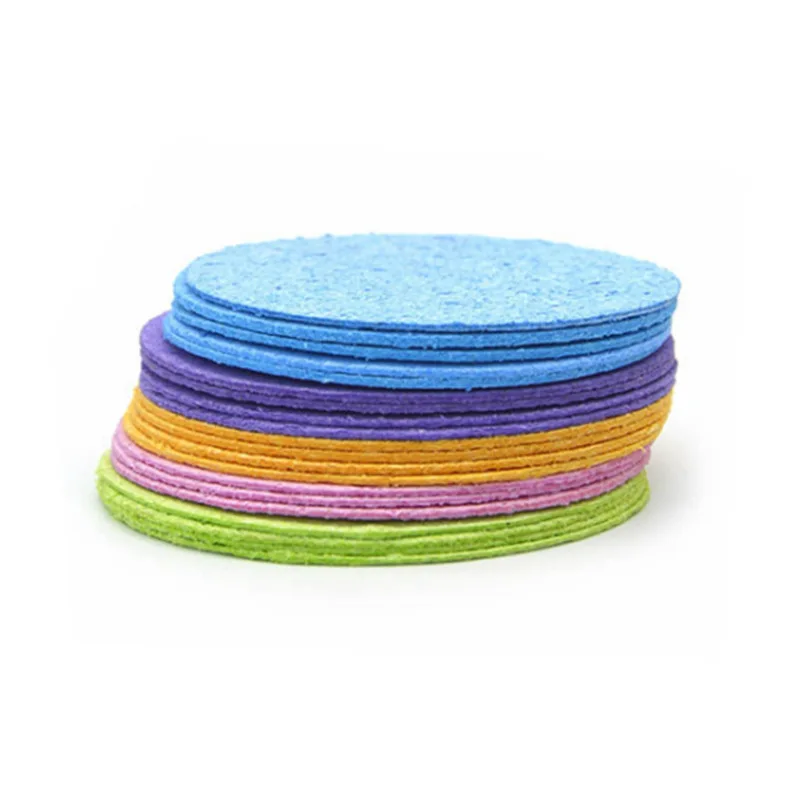 2 шт. мягкая круглая целлюлозная губка для снятия макияжа |