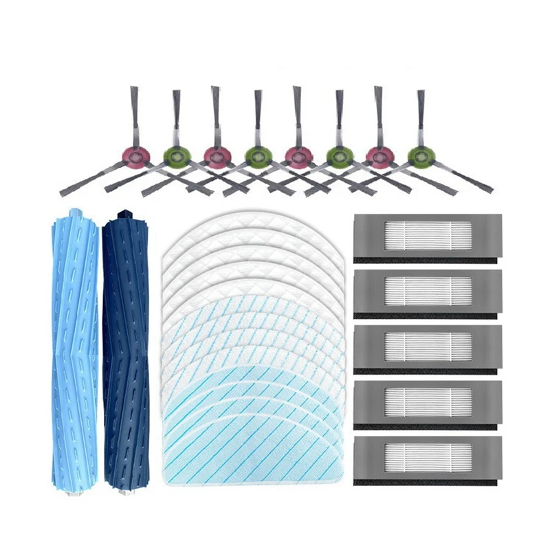 

New Hepa Filter Side Brush Main Brush Mop Cloths For ECOVACS Deebot T9 AIVI Series Robot Vacuum Cleaner Replacement