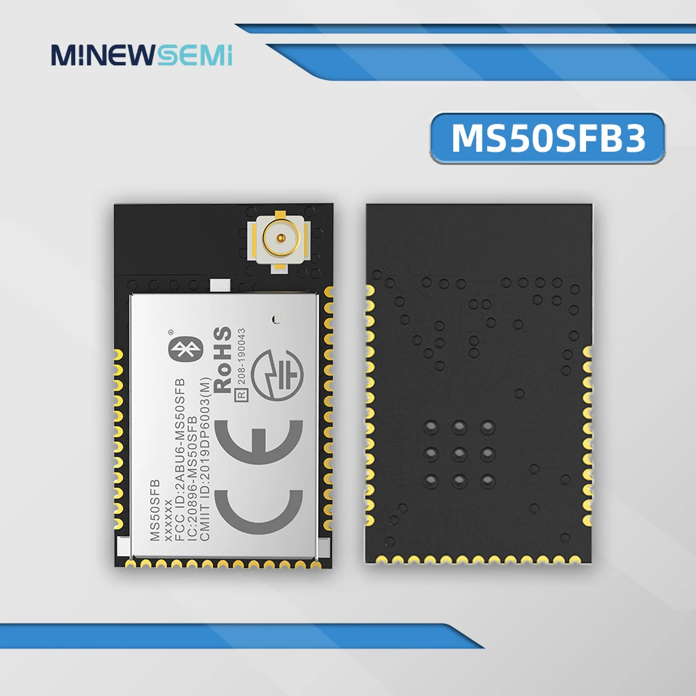 

nRF52832 RF Module 2.4ghz Long Distance Wireless Transceiver Transmitter Minew MS50SFB3 With Ultra-low Power Consumption