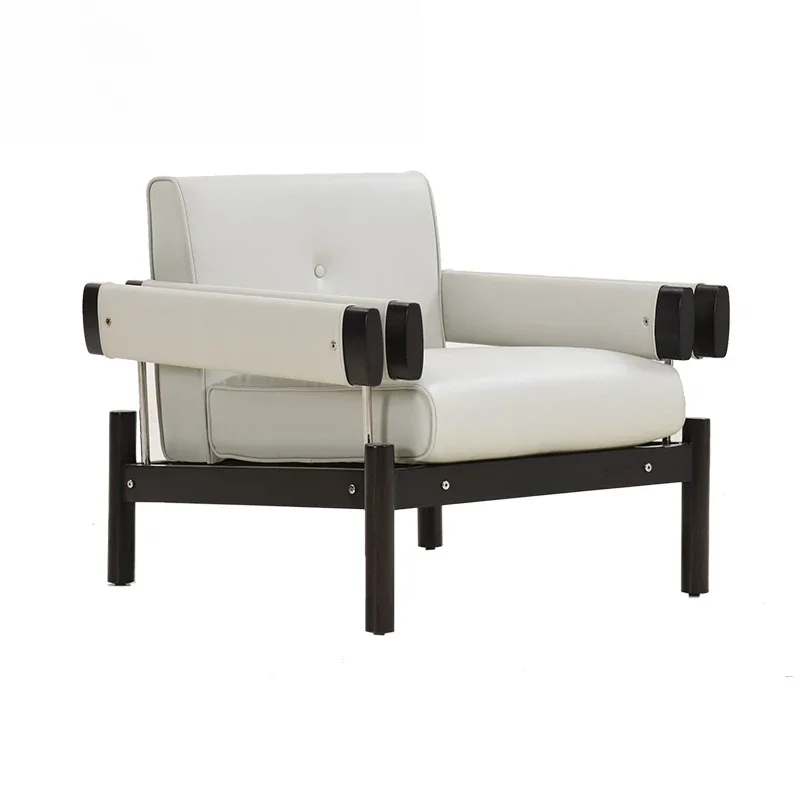 Современный минималистичный дизайн подлокотник из массива дерева для отдыха