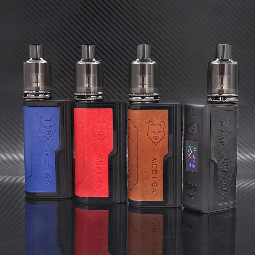 

E Cigarette Vape 120W Box Mod Kit Built-in 1800mah Battery 2.0ml Tank OLED Screen Smoking Vaporizers Vapes Vapor Liquido Vaper