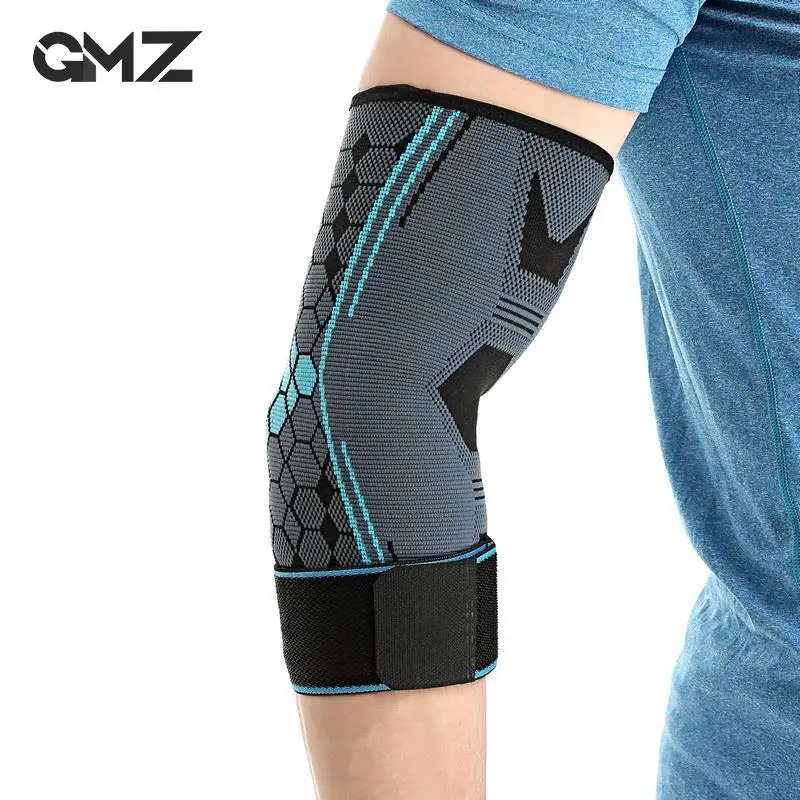 

1 Pcs Absorb Sweat Arm Sleeve Basketball Elbow Brace Sports Elbow Support Nylon Jacquard Straps Gym Fitness Elbow Protective Pad