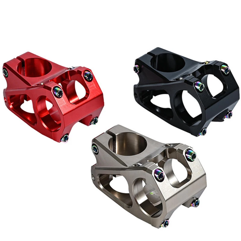 

Bicycle Titanium Stem Parts Are Suitable for A Variety of Bicycles Bicycle CNC Hollow Stem 31.8*50MM Mountain Bike Stem