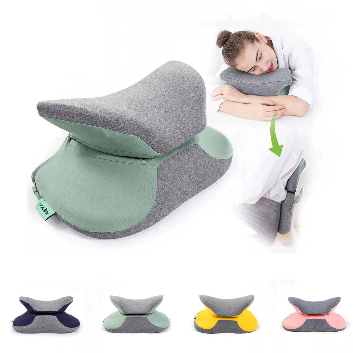 

Подушка Складная с эффектом памяти для студентов, подушка из пенопласта для сна, многофункциональная ортопедическая, для сна