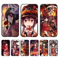 megumin phone case for samsung s20 lite s21 s10 s9 plus for redmi note8 9pro for huawei y6 cover